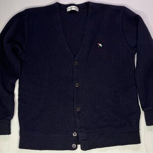 Arnold Palmer Navy Cardigan Sweater